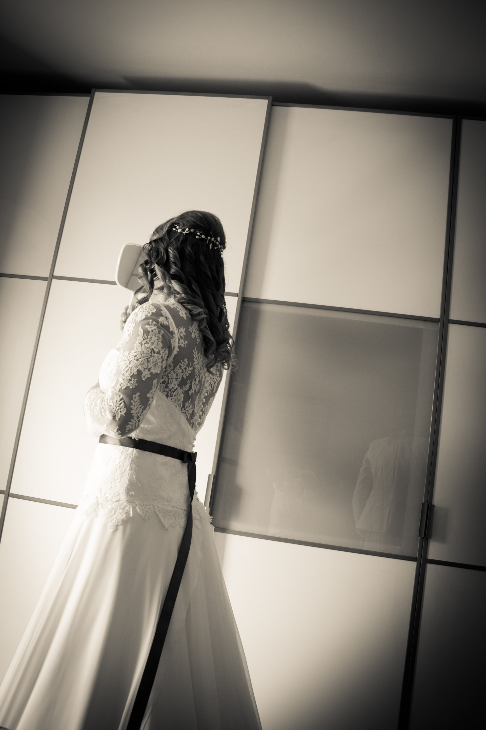 Sposa allo specchio