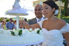 Taglio torta, Matrimonio Guido e Monica